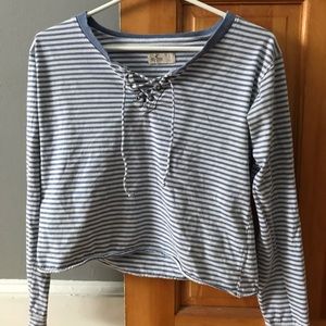 Hollister cropped long sleeve